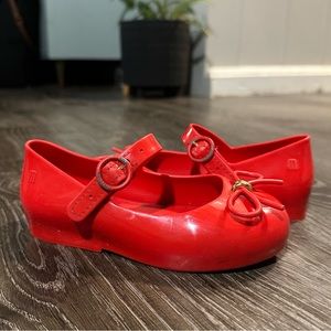 Mini Melissa Little Girl's Mini Sweet Love Mary Jane Flats